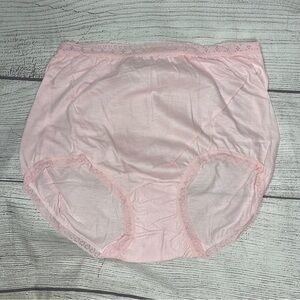 Sears Women’s 7 Vintage The Doesn't Panty Pima Cotton Lace Trim Underwear